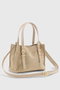 Zoozie Bags Bolsa Tote de Ante Color Crema